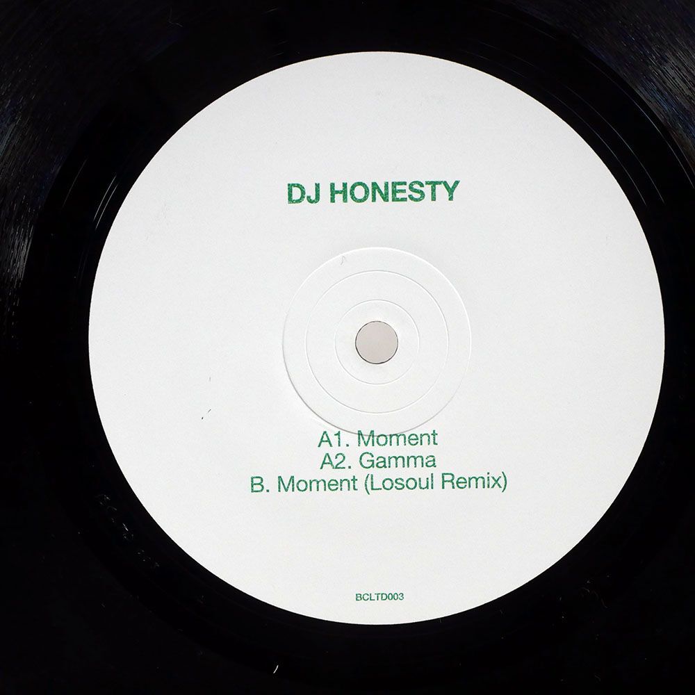 HONESTY/MOMENT EP/BASS CULTURE LIMITED BCLTD003 12_画像1