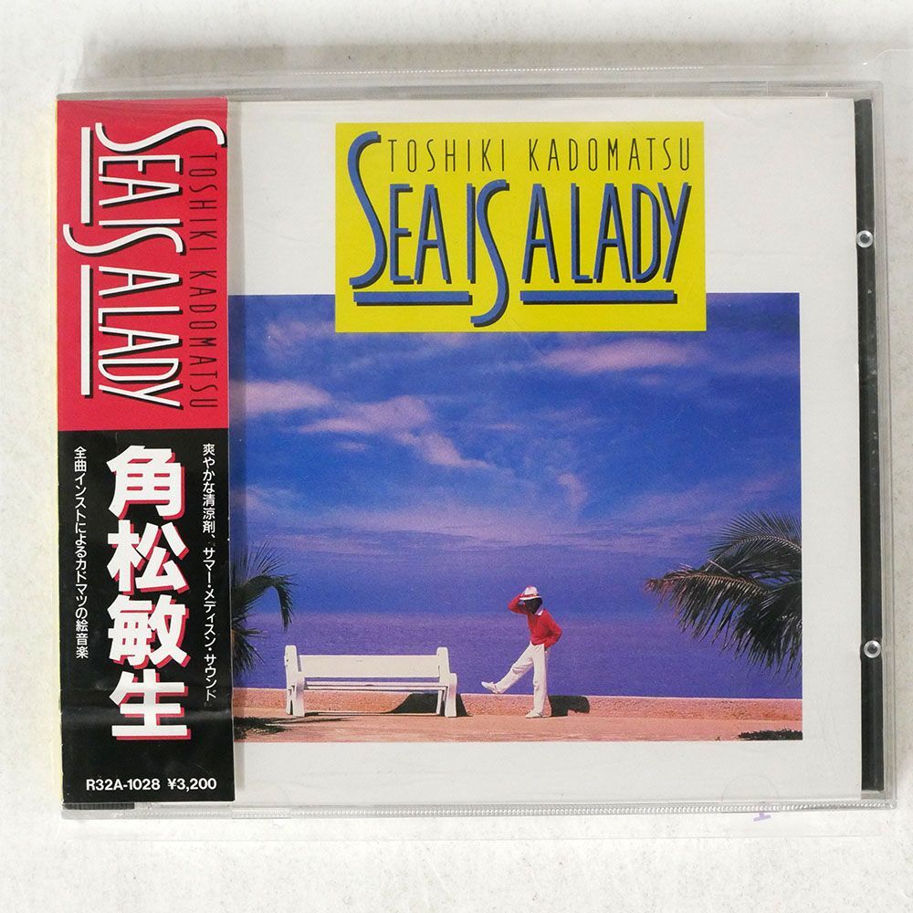 角松敏生/SEA IS A LADY/AIR R32A-1028 CD □_画像1