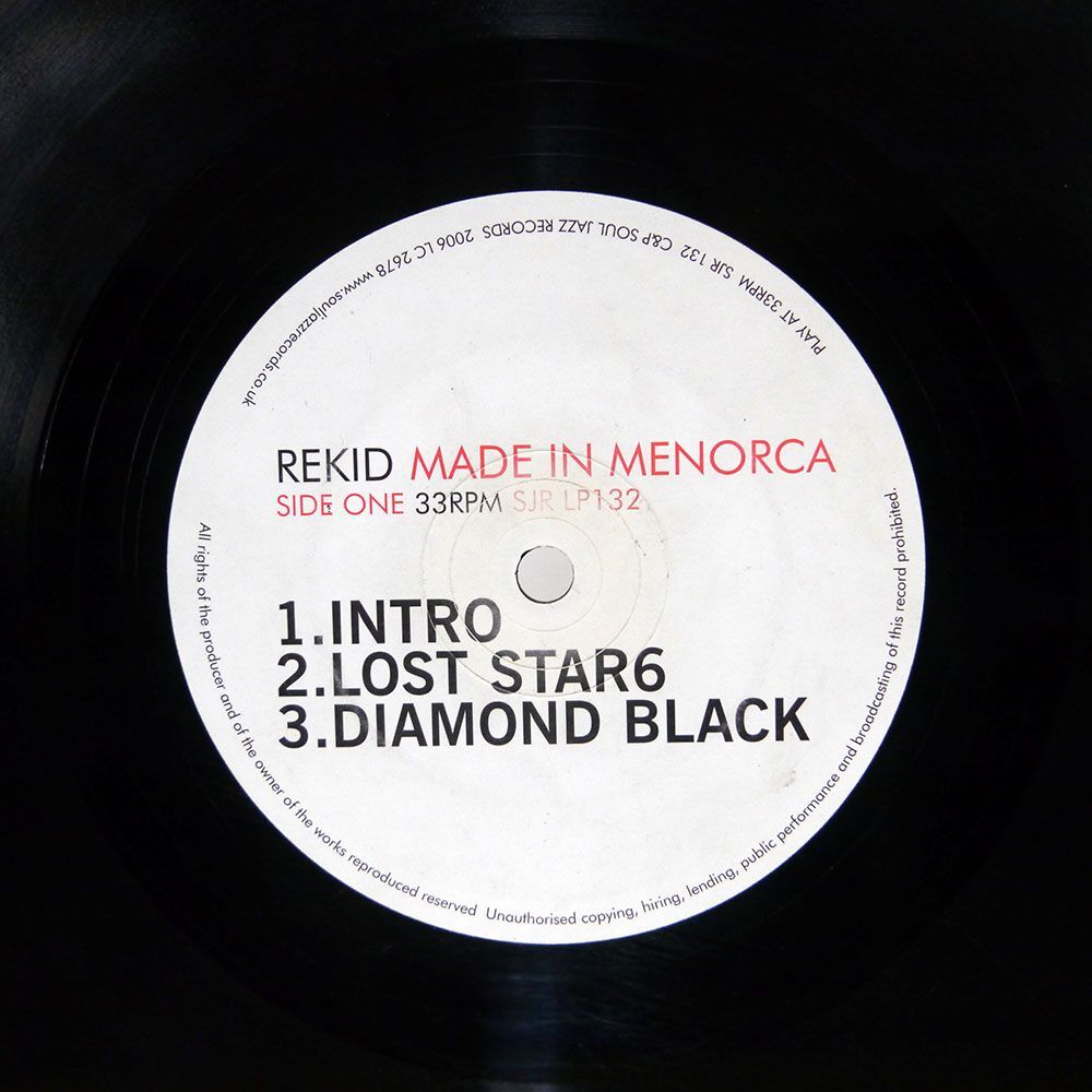 英 REKID/MADE IN MENORCA/SOUL JAZZ SJRLP132 LP_画像2