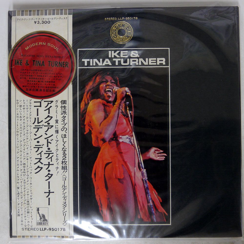 IKE & TINA TURNER/GOLDEN DISK SERIES/LIBERTY LLP95017B LP_画像1