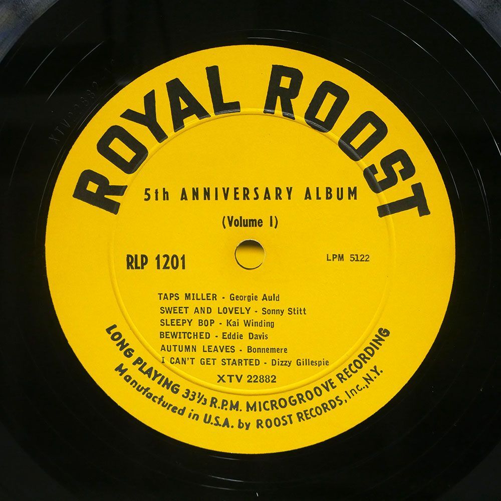 VA/ROOST 5TH ANNIVERSARY ALBUM - VOLUME 1/ROYAL ROOST LP1201 LPの画像2