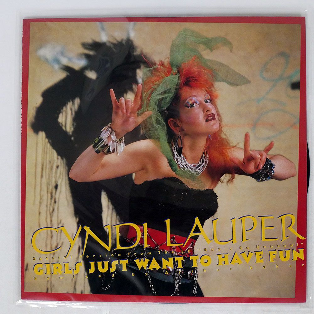 CYNDI LAUPER/GIRLS JUST WANT TO HAVE FUN/PORTRAIT 123P509 12の画像1