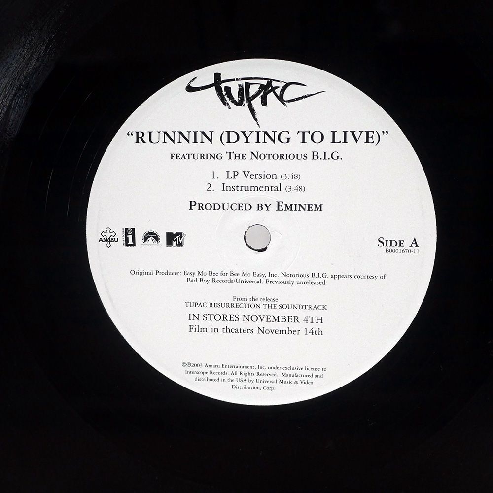 TUPAC/RUNNIN/AMARU ENTERTAINMENT B000167011 12の画像2