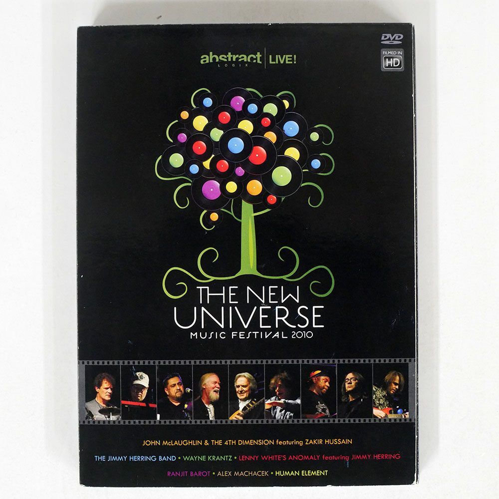 デジパック VA/ABSTRACT LOGIX LIVE! THE NEW UNIVERSE MUSIC FESTIVAL 2010/ABSTRACT LOGIX AB LX031 DVD_画像1