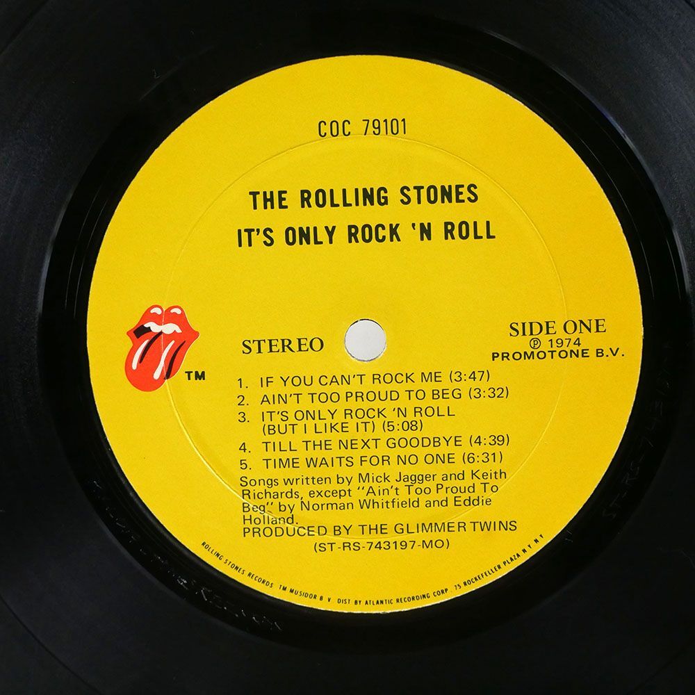 米 ROLLING STONES/IT’S ONLY ROCK ’N ROLL/ROLLING STONES COC79101 LP_画像2