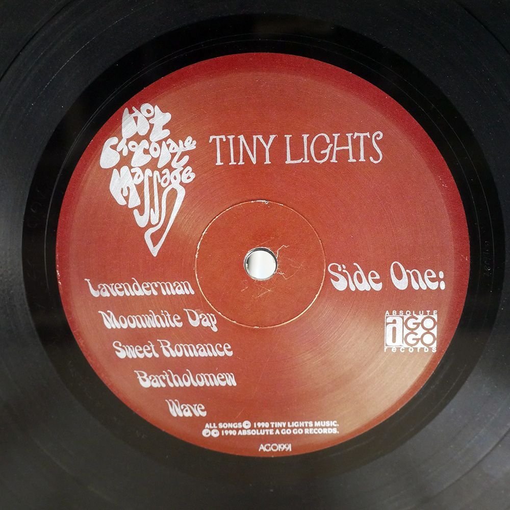 TINY LIGHTS/HOT CHOCOLATE MASSAGE/ABSOLUTE A GO GO AGO1991 LPの画像2