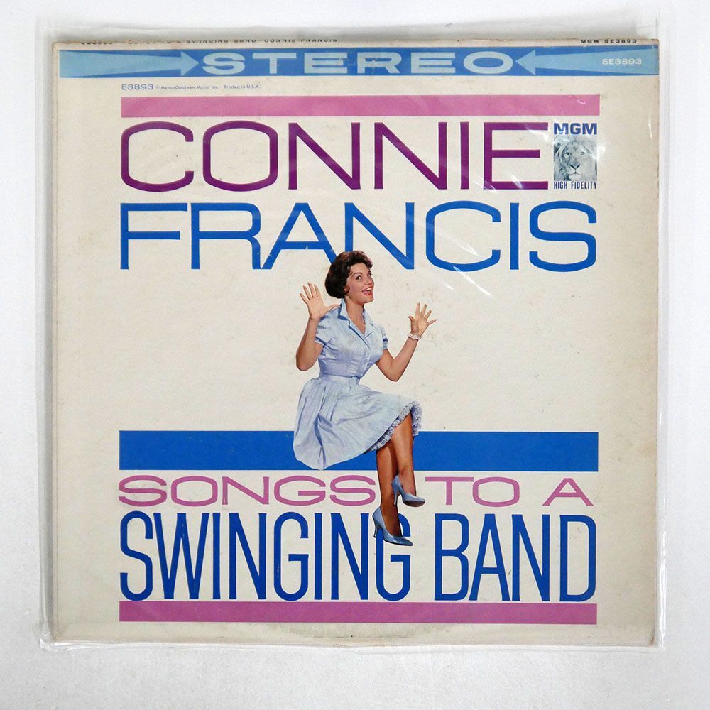 米 CONNIE FRANCIS/SONGS TO A SWINGING BAND/MGM SE3893 LP_画像1