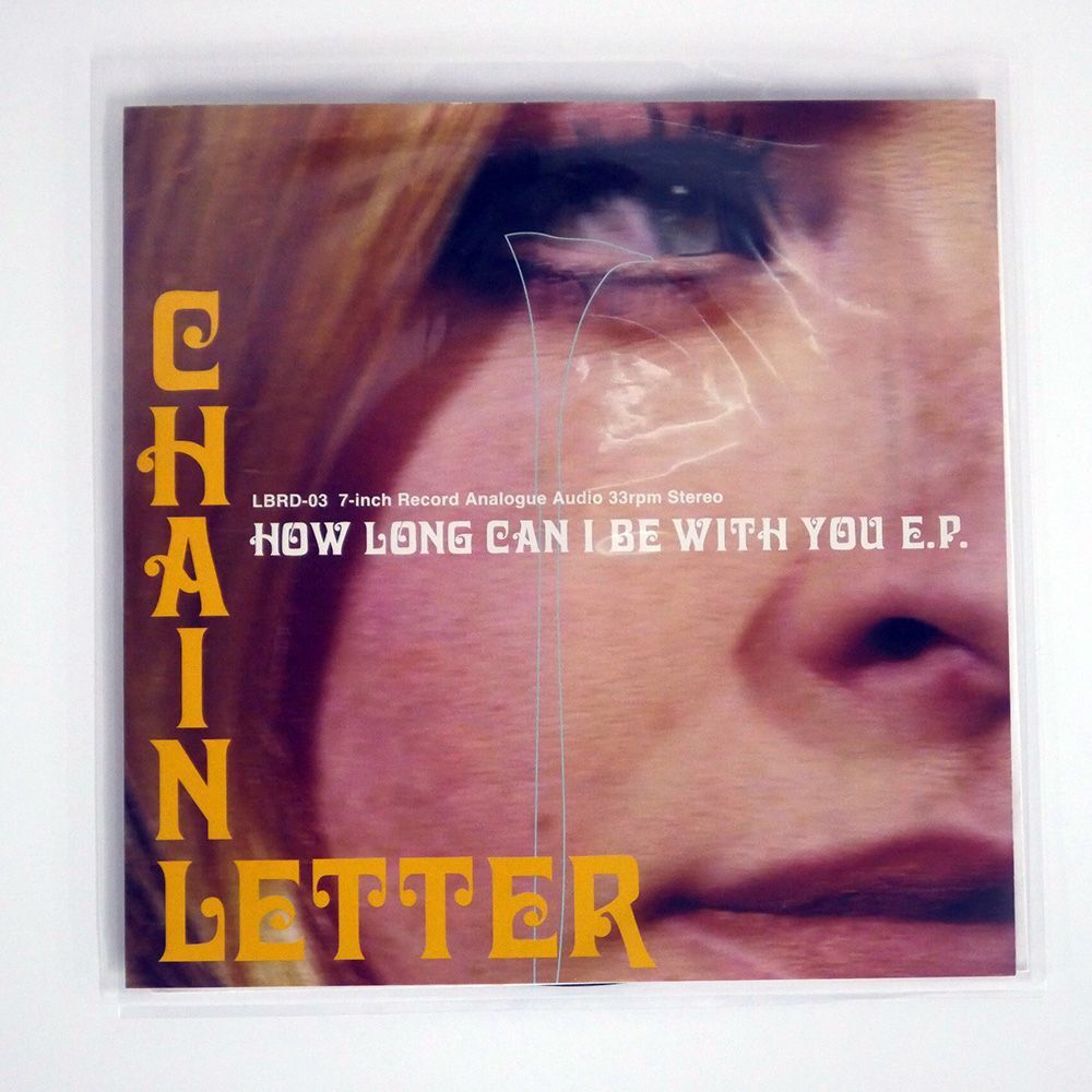 CHAIN LETTER/HOW LONG CAN I BE WITH YOU E.P./LEFT BANK LBRD03 7 □_画像1