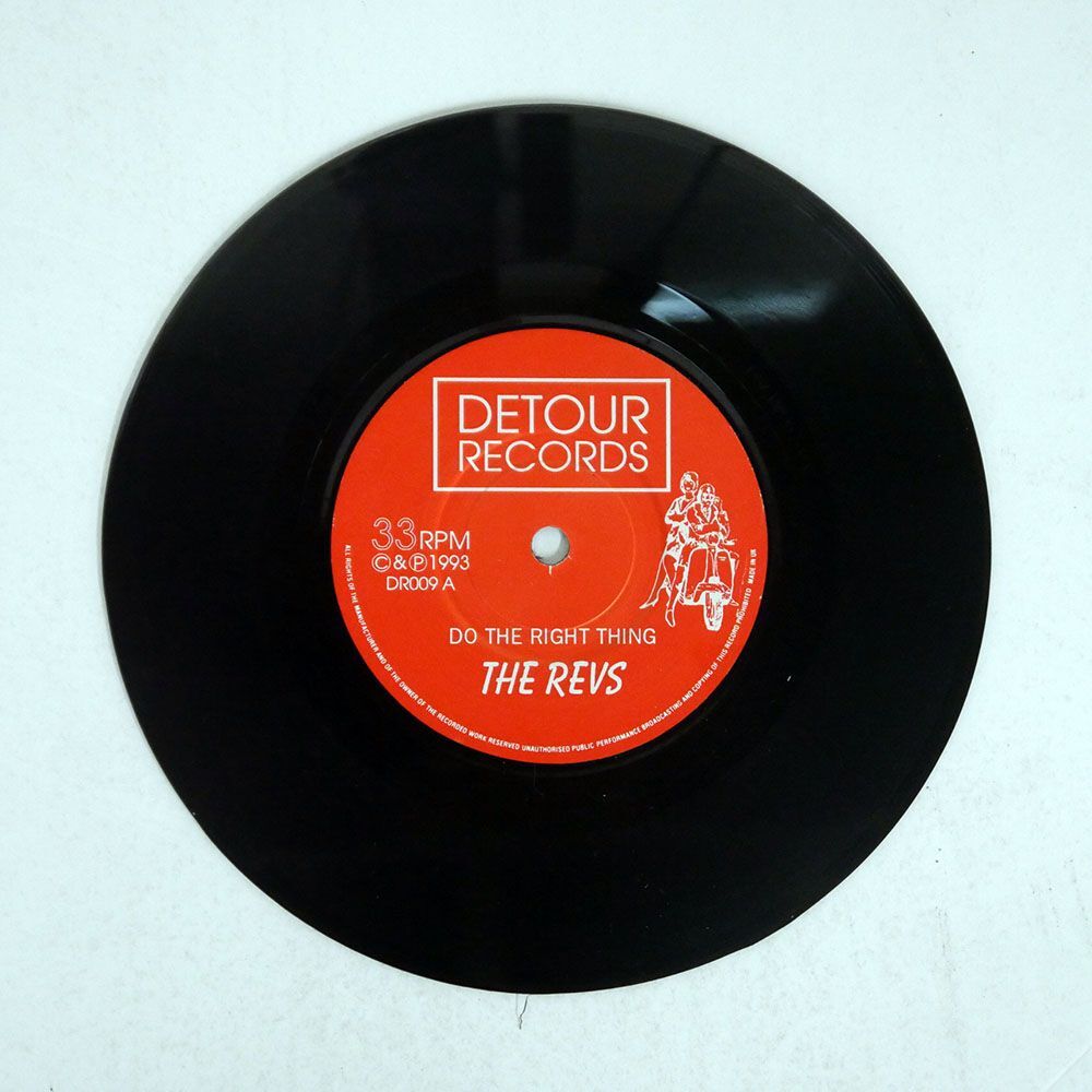 英 REVS/DO THE RIGHT THING/DETOUR DR009 7 □_画像2