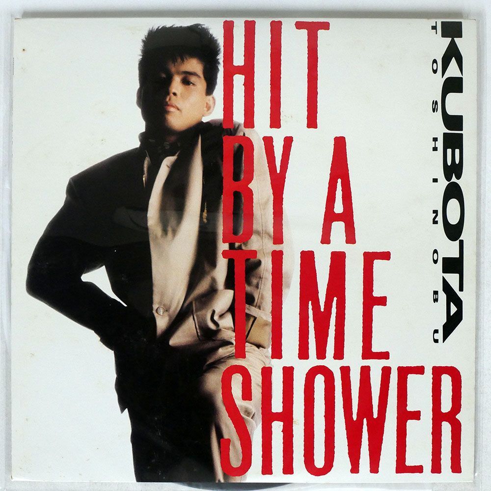 TOSHINOBU KUBOTA/HIT BY A TIME SHOWER/CBS/SONY 12AH2131 12_画像1