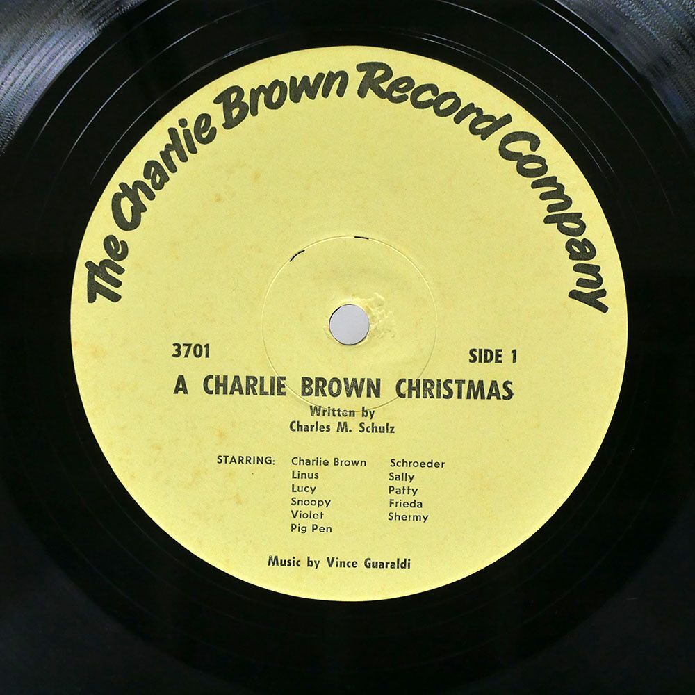 米 CHARLES M. SCHULZ/A CHARLIE BROWN CHRISTMAS/CHARLIE BROWN 3701 LPの画像2