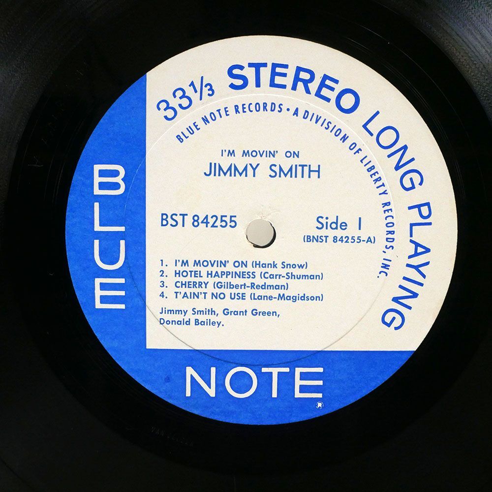 米 JIMMY SMITH/I’M MOVIN’ ON/BLUE NOTE BST84255 LPの画像2