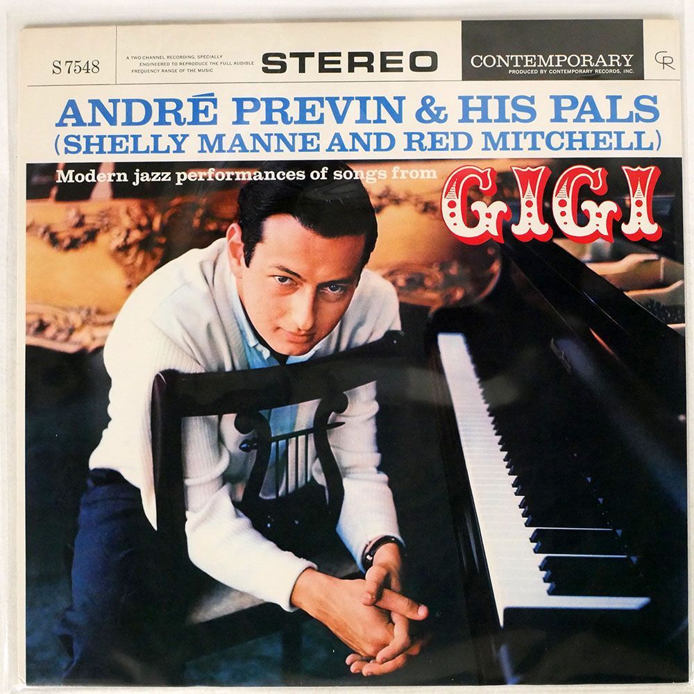 米 ANDRE PREVIN & HIS PALS/MODERN JAZZ PERFORMANCES OF SONGS FROM GIGI/ORIGINAL JAZZ CLASSICS OJC407 LPの画像1