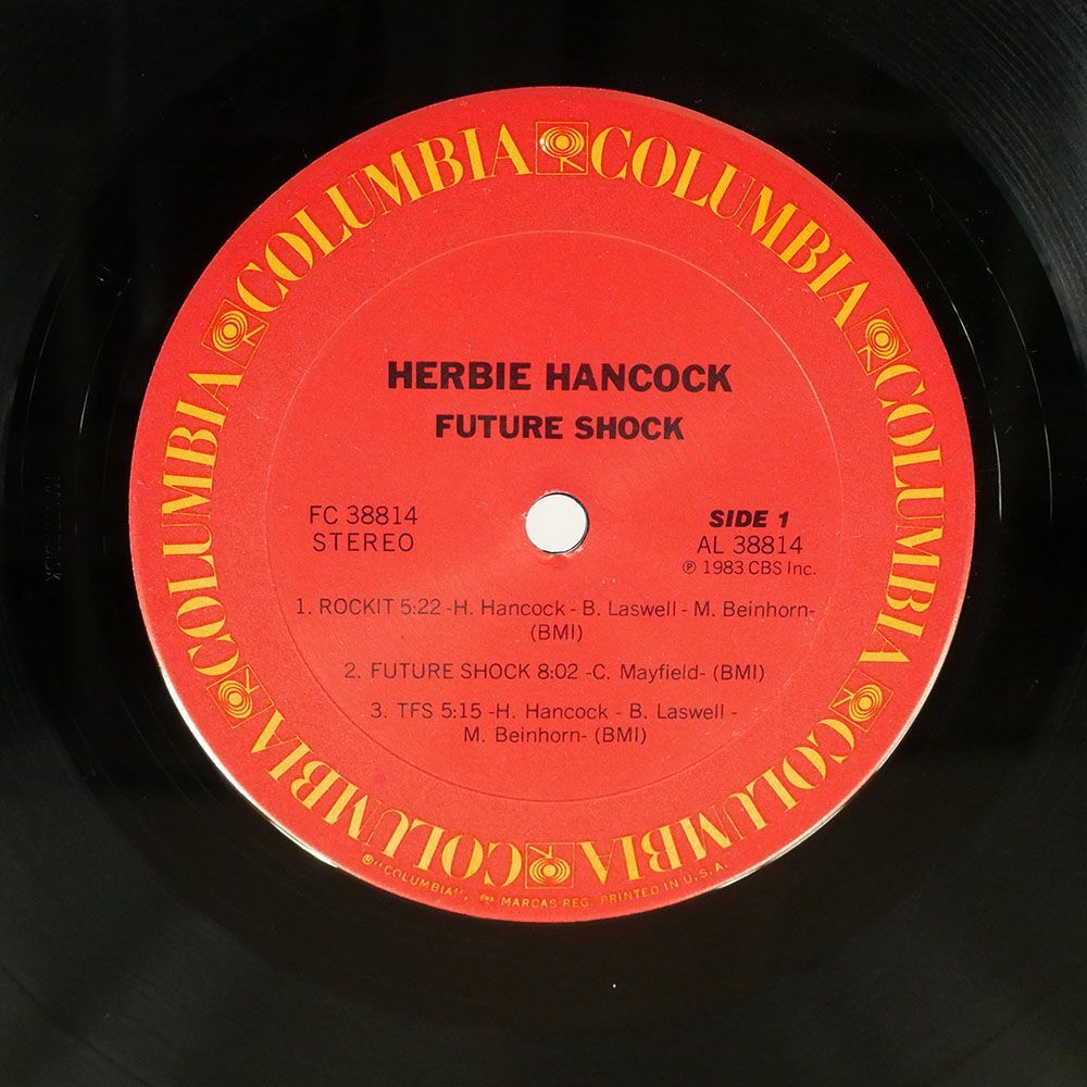 米 HERBIE HANCOCK/FUTURE SHOCK/COLUMBIA FC38814 LP_画像2