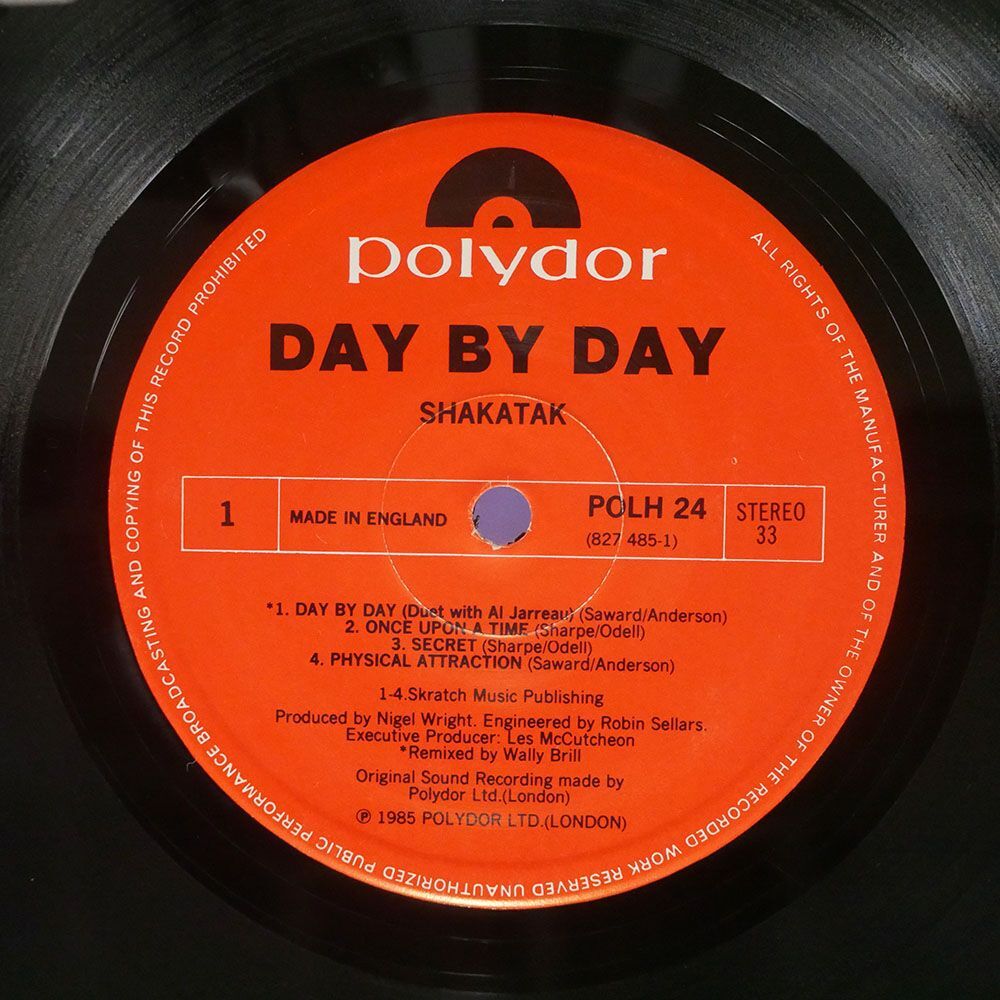 英 SHAKATAK/DAY BY DAY/POLYDOR POLH24 LP_画像2