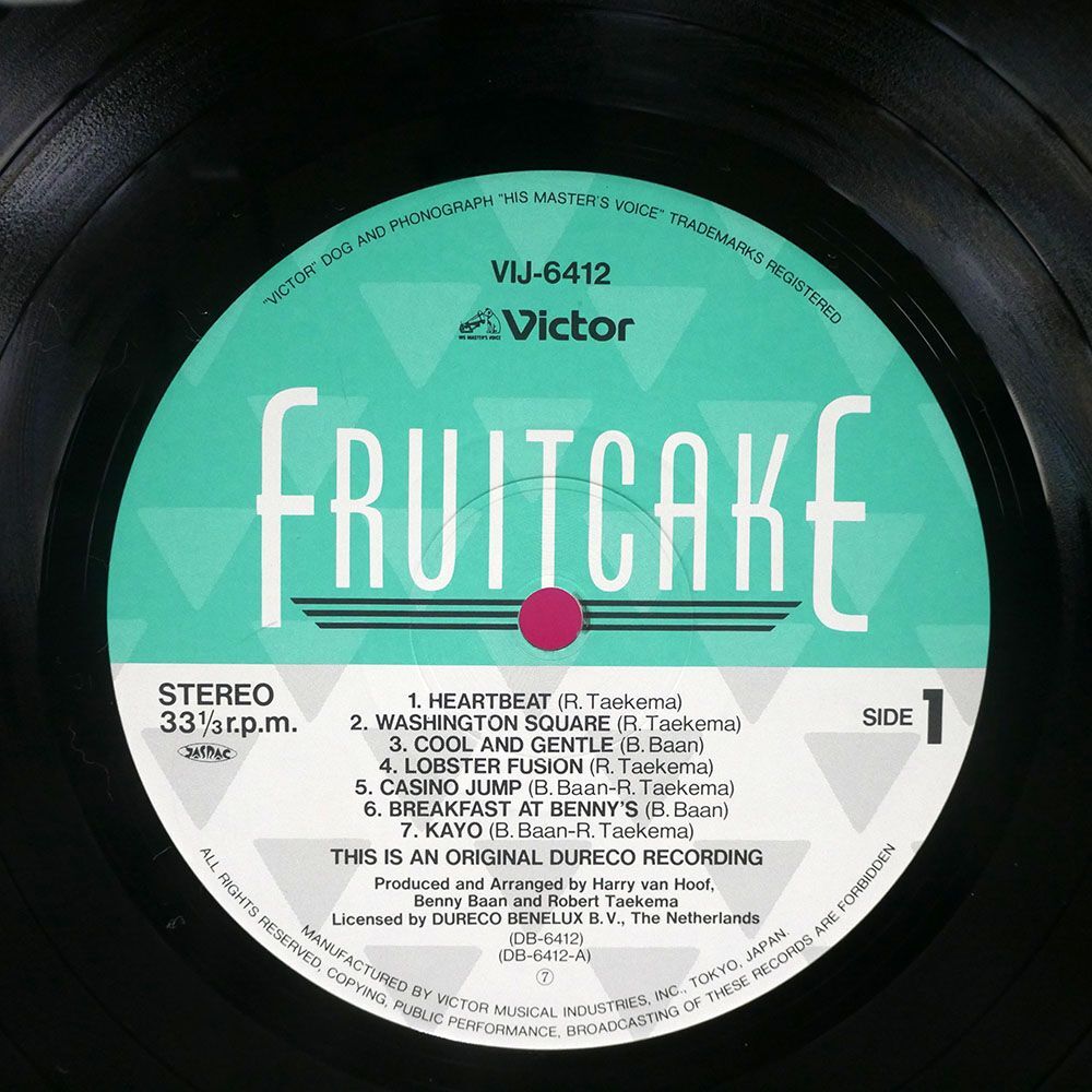 帯付き FRUITCAKE/2/VICTOR VIJ6412 LPの画像2