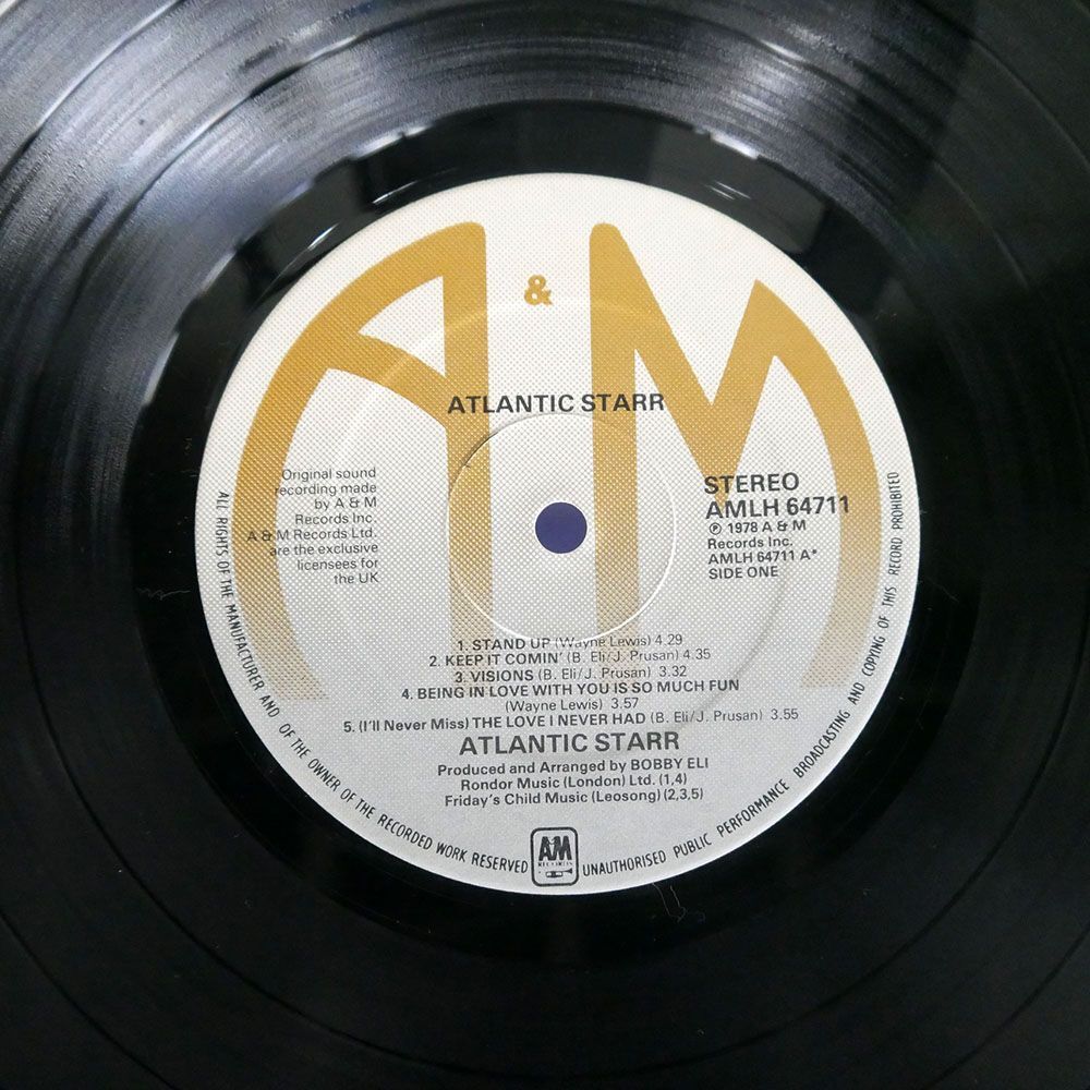 英 ATLANTIC STARR/SAME/A&M AMLH64711 LPの画像2