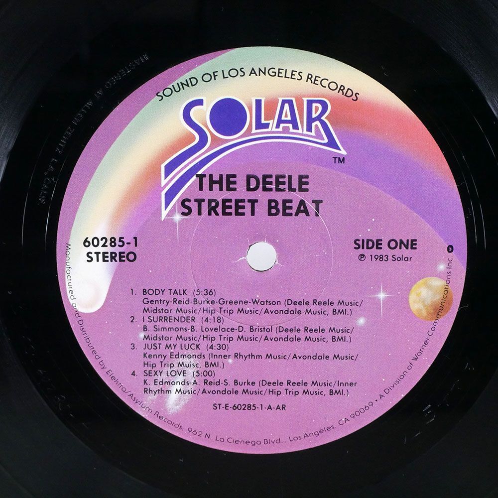米 DEELE/STREET BEAT/SOLAR 602851 LPの画像2