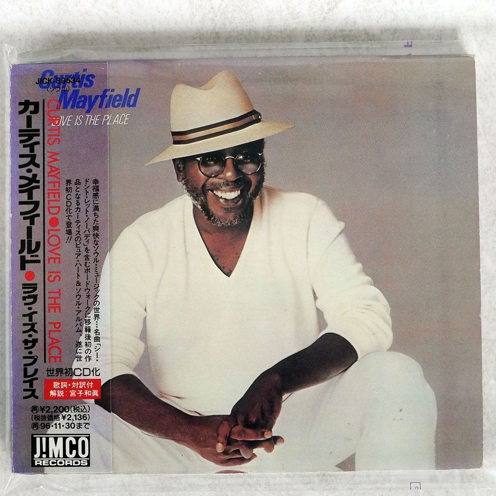 CURTIS MAYFIELD/LOVE IS THE PLACE/THE BOARDWALK ENTERTAINMENT CO JICK-89534 CD □の画像1