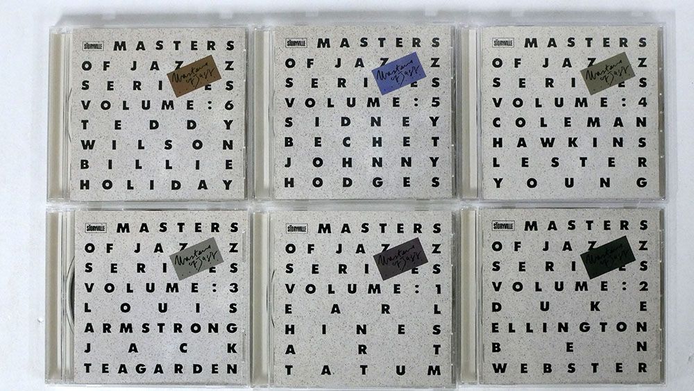 CD MASTERS OF JAZZ:VOL.1-6/6枚セットの画像1