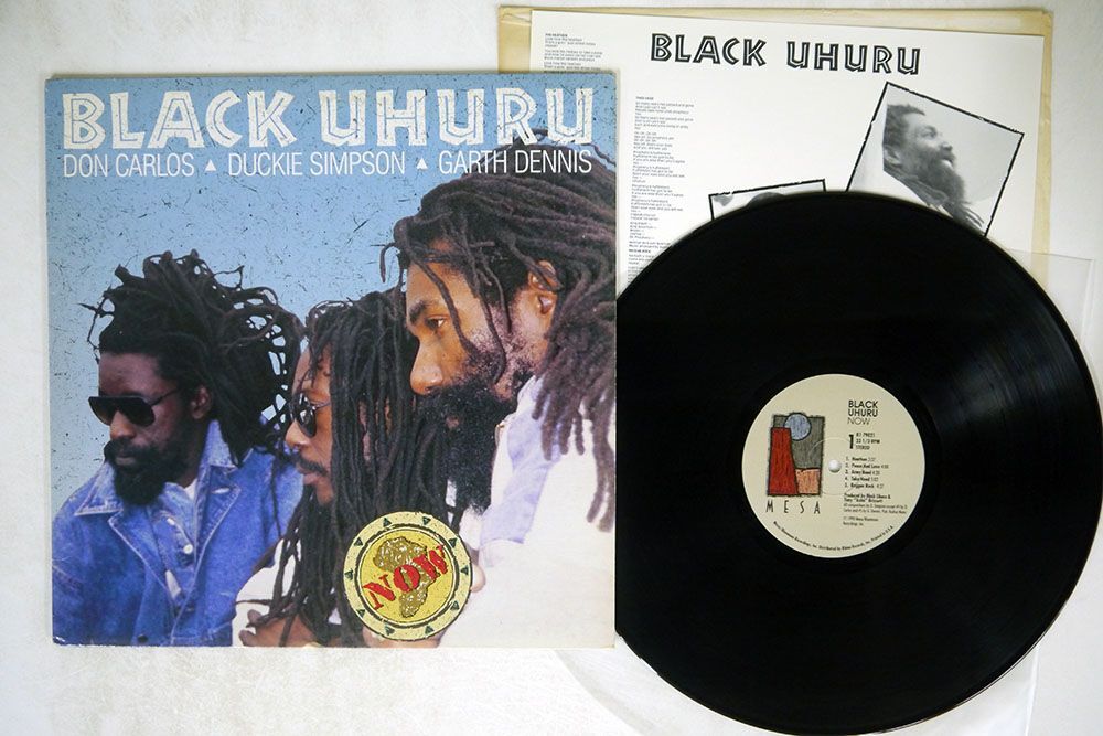 BLACK UHURU/NOW/MESA RECORDINGS R179021 LPの画像1