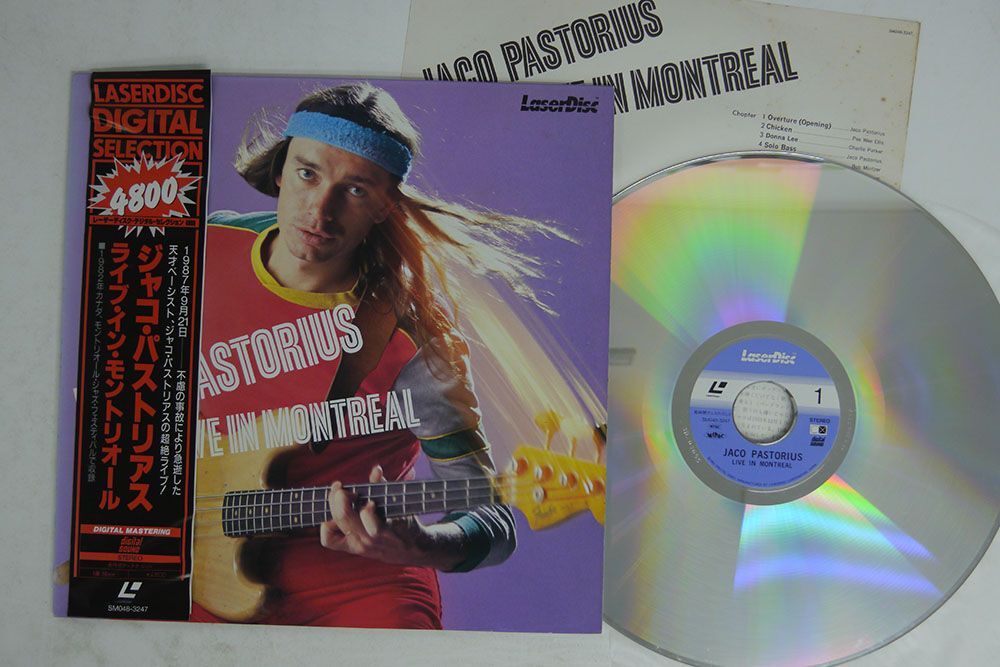 帯付き JACO PASTORIUS/LIVE IN MONTREAL/SMO48 3247 LDの画像1