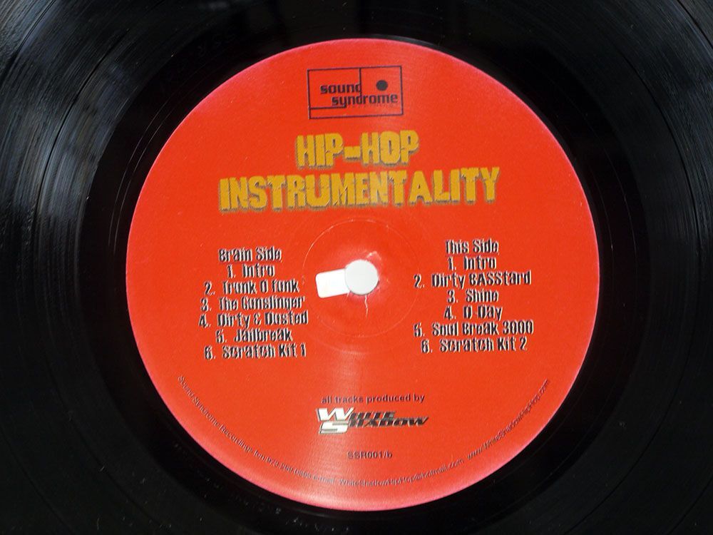 WHITE SHADOW/HIP-HOP INSTRUMENTALITY/SOUND SYNDROME SSR001 12の画像2