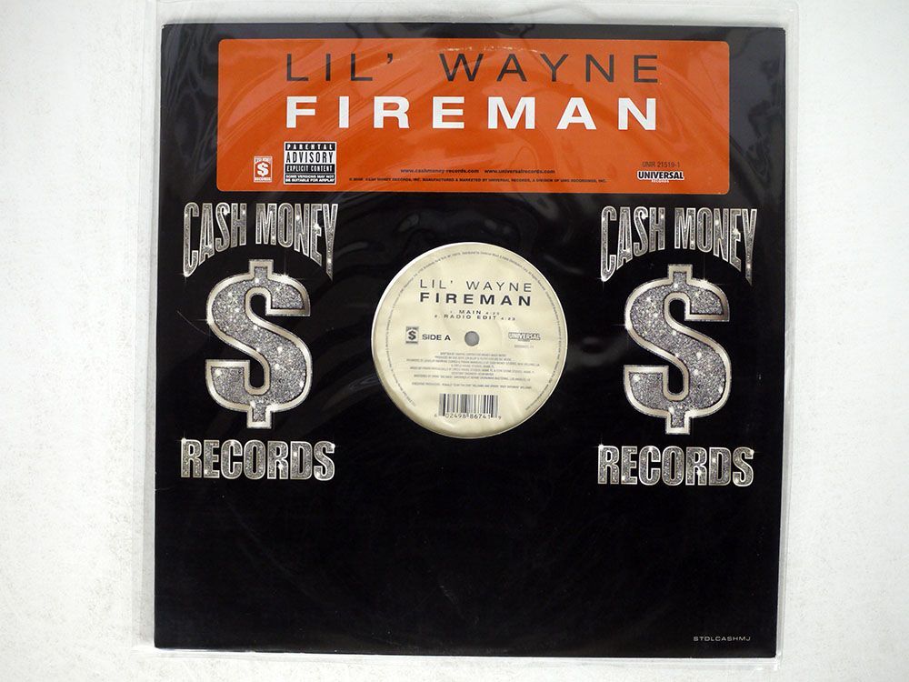 LIL WAYNE/FIREMAN/CASH. CASHMONEYB000562111 12の画像1