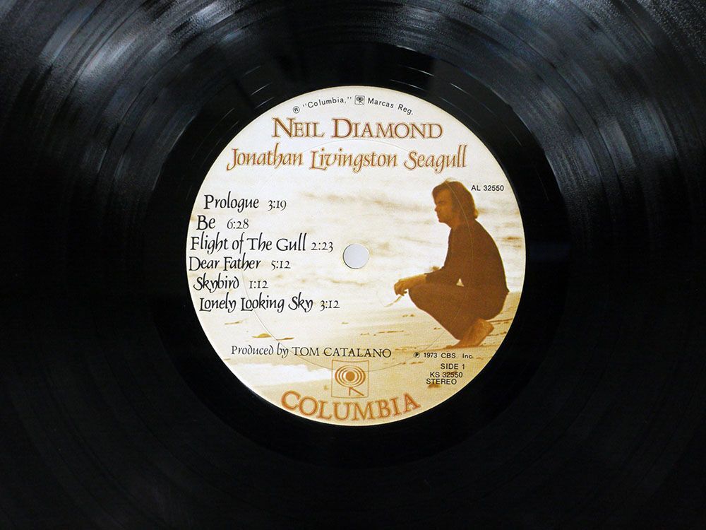米 NEIL DIAMOND/JONATHAN LIVINGSTON SEAGULL/COLUMBIA KS 32550 LPの画像2