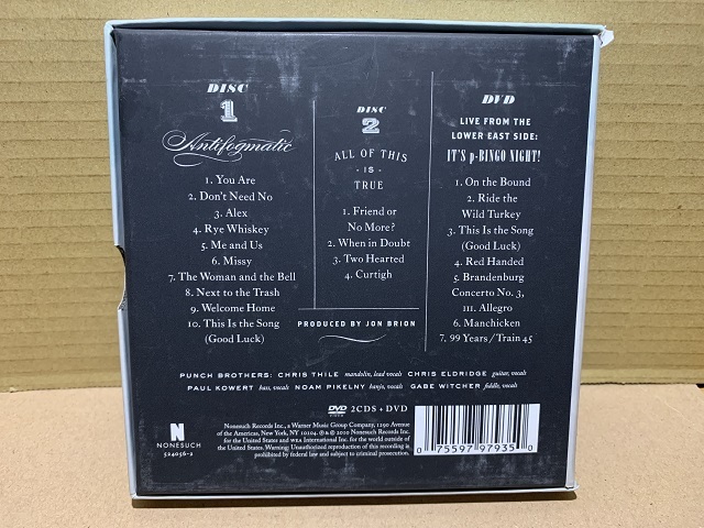 Punch Brothers / Antifogmatic パンチ・ブラザース (2CDs+DVD)の画像2