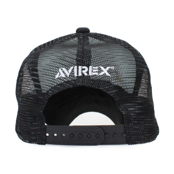 AVIREX アヴィレックス アビレックス キャップ メンズ レディース 帽子 メッシュキャップ NAVY SELALS ホワイト プレゼントの画像3