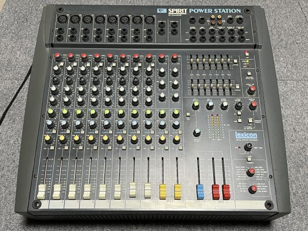 Soundcraft SPIRIT Powerstation Made in England Powered mixer operation goods 