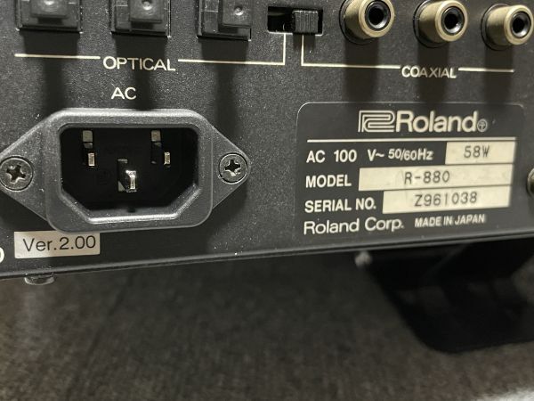 Roland R-880 / GC-8 / R88-GC8-1 Ver2.00 デジタルリバーブ 動作品 ビンテージ_画像7