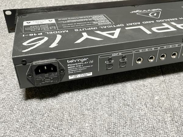 Behringer P16-I POWERPLAY 動作品 CUEシステム_画像4