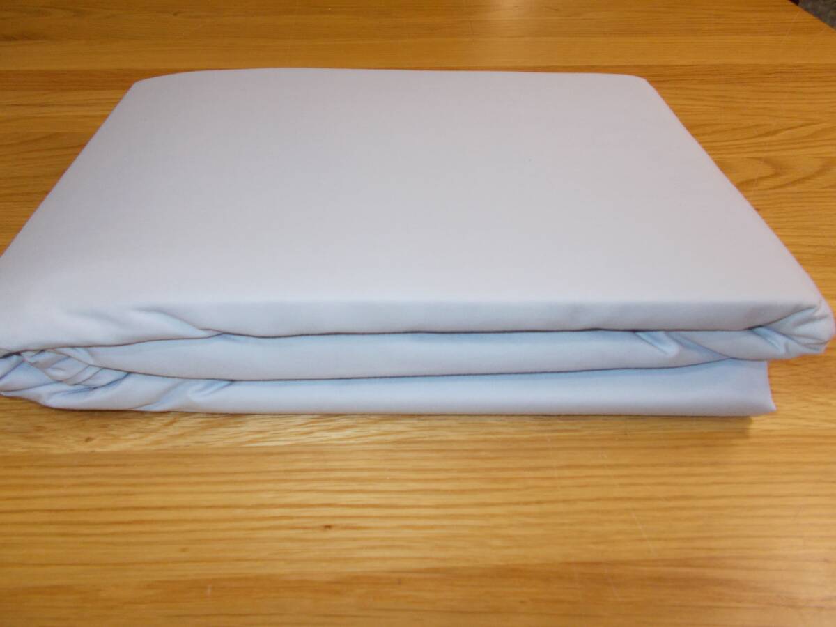 布団カバー　キングサイズ　230×210cm 羽毛布団カバー　綿100% 高密度織り205本綿　日本製　写真より多少濃いめのブルー_画像7