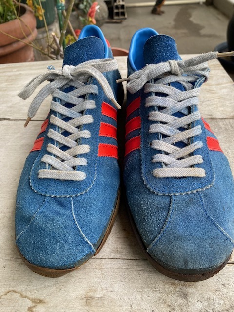 美品！70's初頭・adidasアディダス地名シリーズ・DUBLINダブリンオリジナル！ルーマニア製!Good Size!100円～最落無し!ビンテージ！検索80s_画像7