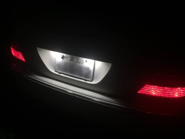 メルセデスベンツ ポジションLED+ナンバー灯LED各2個セット★CANバスエラーフリー★W211 W209 R129 W202 W219 W220 W245 W164 R170 W168_画像2