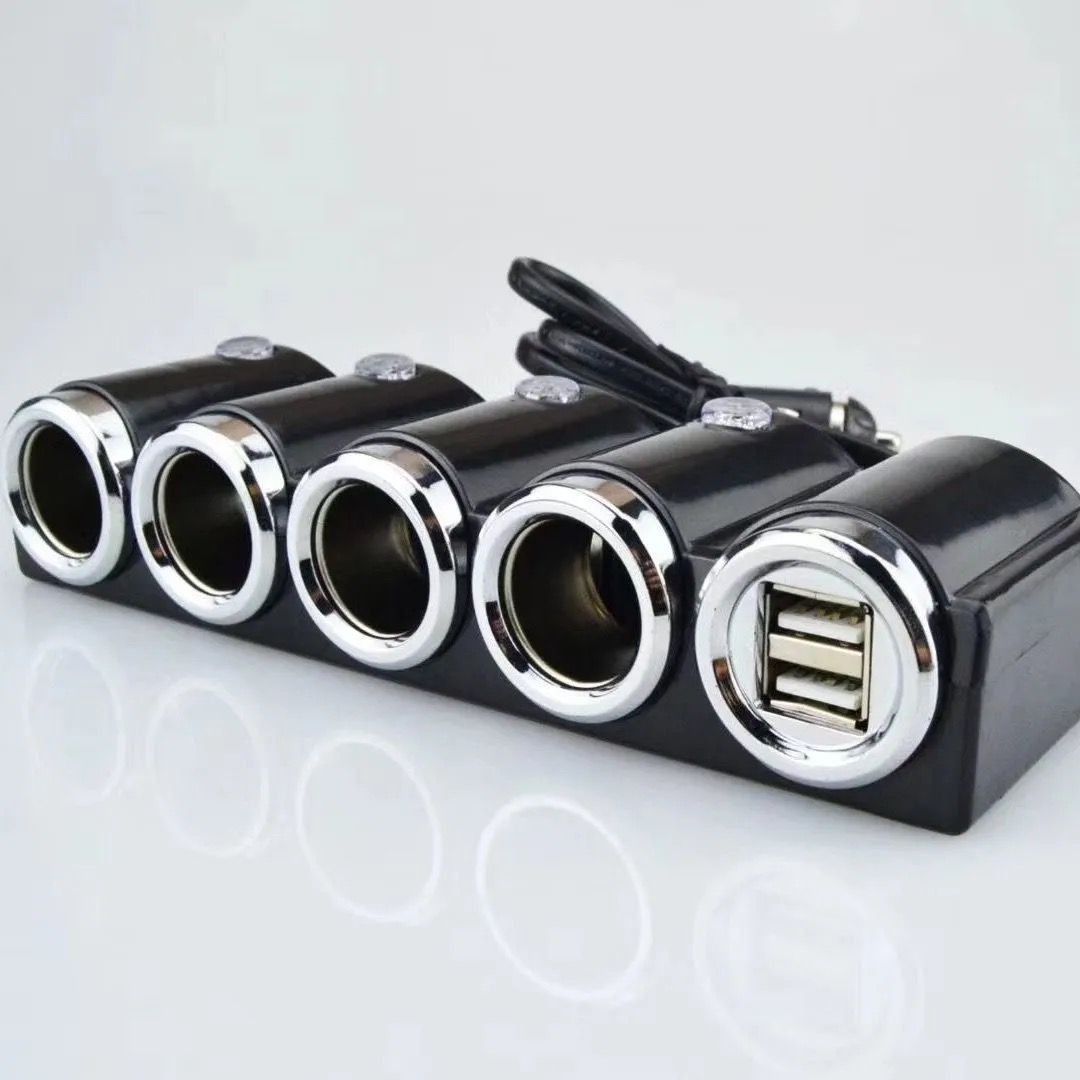 シガーソケット 充電器 車載 USB カーチャージャー 分配器