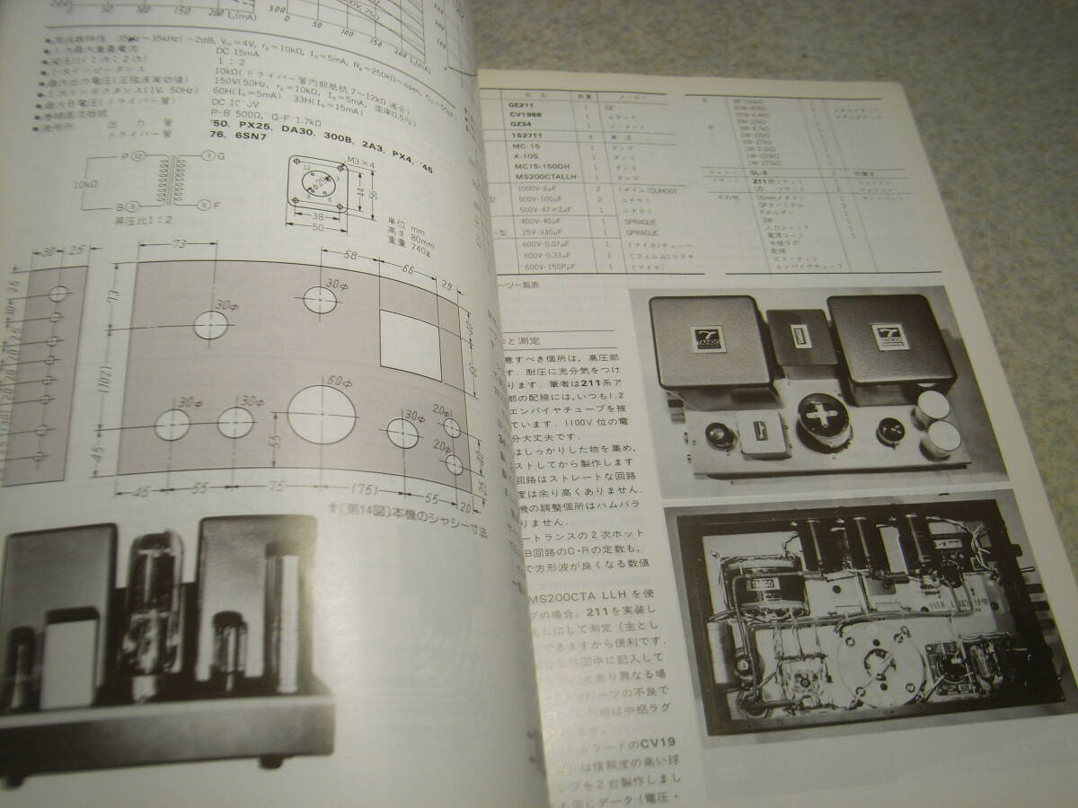 無線と実験　1984年2月号　801A/211/45各アンプの製作　管球プリアンプ製作　ソニーAPM-4/ラックスM-05/C-05/エクスクルーシブP-3aレポート_画像3