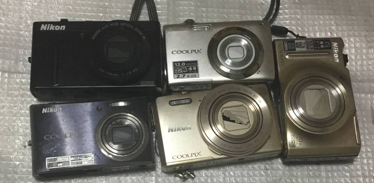 k0330:デジタルコンパクトカメラ 10メガピクセル以上またはHD及びFULL HDなどの表記あり 40台(SONY製、Canon製など) ※ジャンクの画像8