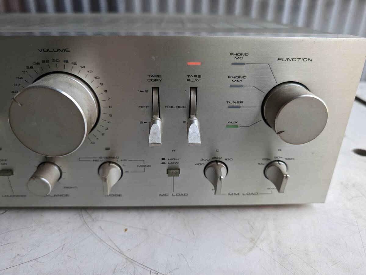 S: PIONEER パイオニア プリメインアンプ A-700　250w 現状品_画像2