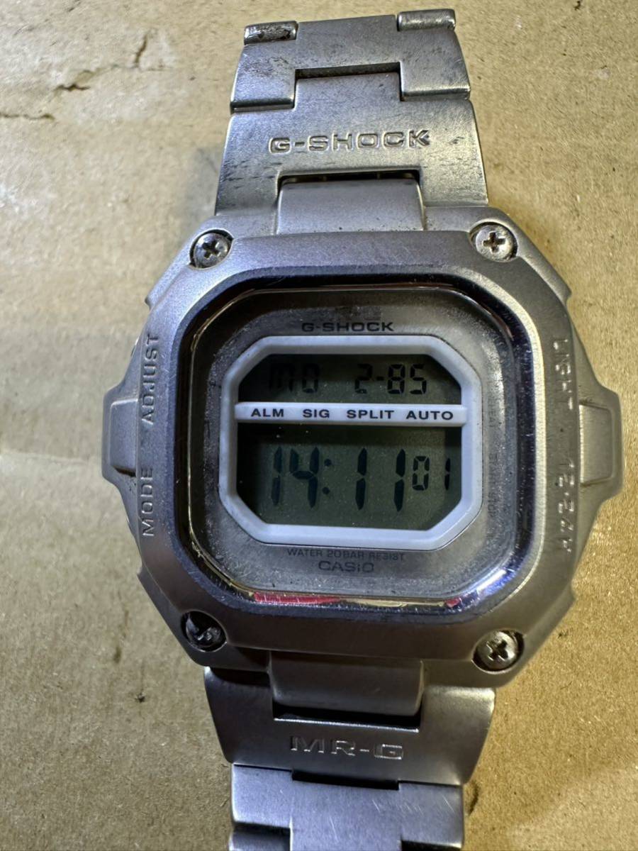 (M)CASIO 腕時計 G-SHOCK MR-G MRG-110 デジタル 電池交換済み 現状中古品_画像6