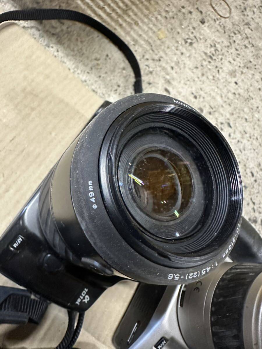(M2#)フィルムカメラ ミノルタ303si OLYMPUS SC35 ペンタックスSF7 RICOH XR-8 など まとめて15台 ジャンク品扱い_画像8