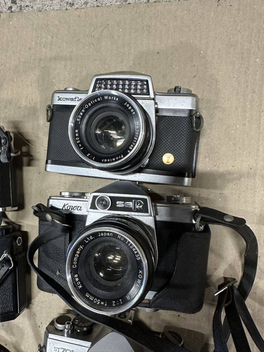 (M5#)フィルムカメラ YASHICA GSN OLYMPUS M-1 KONICA EL minolta HI-MATIC FUJICA ST701など まとめて16台 ジャンク品扱い_画像10