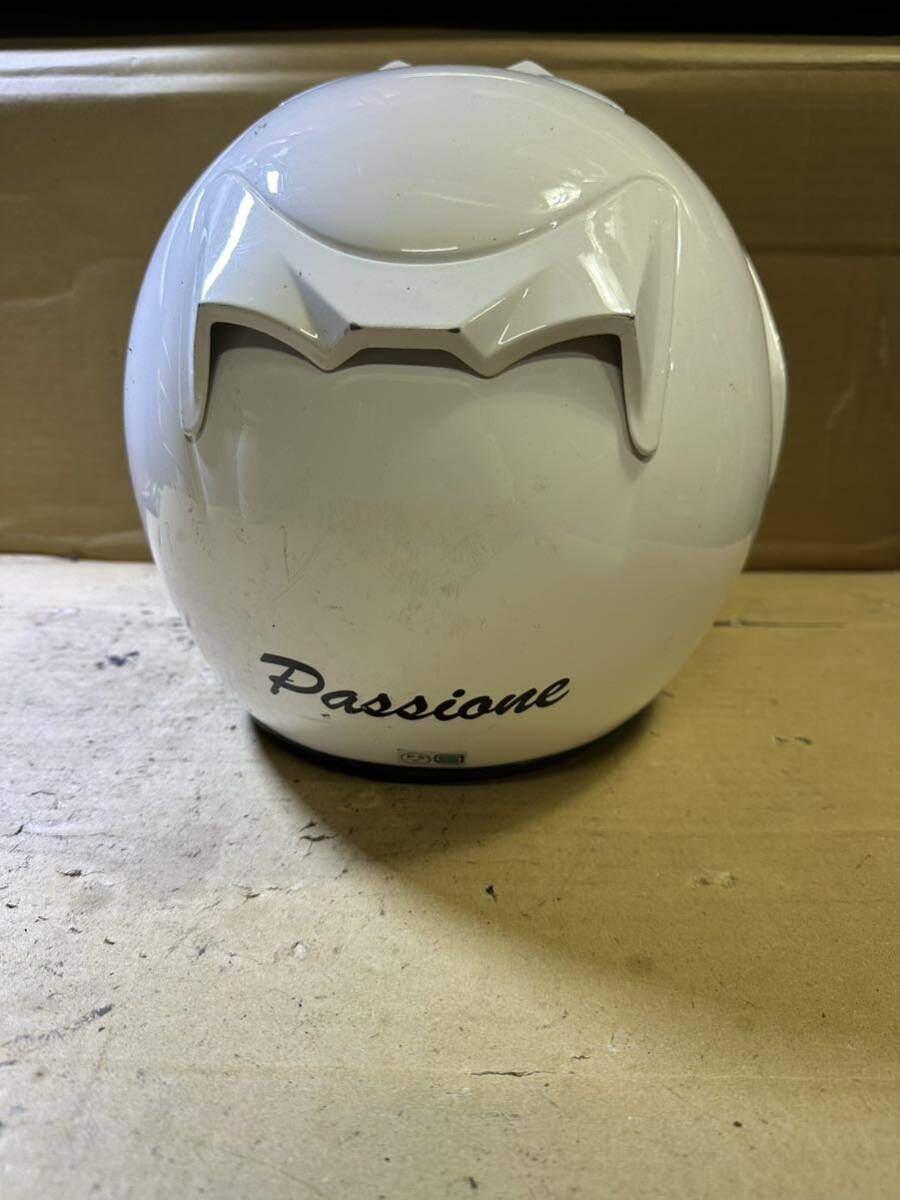 (M6)Rom ジェットヘルメット passione Mサイズ 現状中古品_画像3