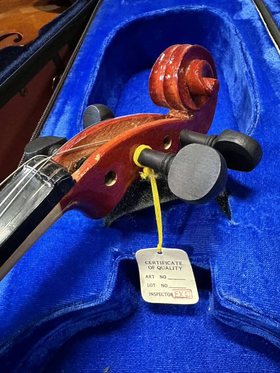 (M2) バイオリン luigiani stentor student 1/4 セミハードケース入 まとめて2本 ジャンク品扱い