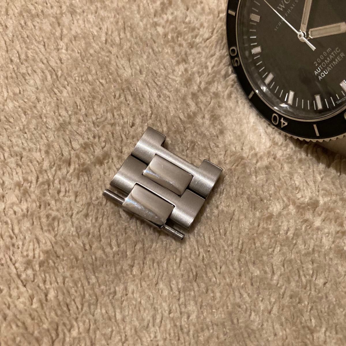 IWC GSTアクアタイマー ステンレスブレスレット余りコマ2個 IWC GSTアクアタイマー ステンレスブレスレット余りコマ2個