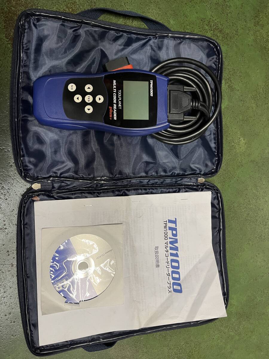 中古品 OBD2診断機 ツールプラネット マルチコードリーダープラス TPM1000 の画像1