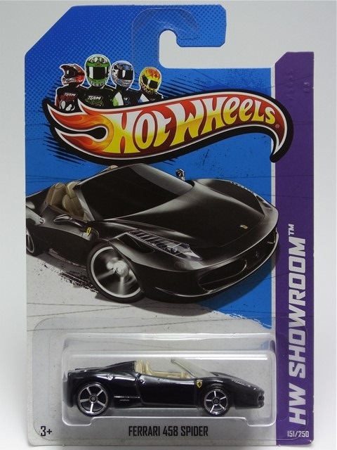 ★★★日曜夜★未開封新品★FERRARI 458 SPIDER★HOT WHEELSの画像3