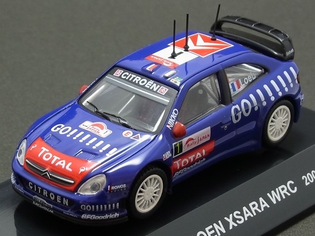 ★★★日曜夜★ルース★KRONOS CITROEN XSARA WRC★2006 JAPAN★SEBASTIEN LOEB★RALLY CAR COLLECTION EXTRA★CM'S★1/64_画像1